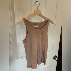Imogene Willie Linen Vintage Tank warm dessert sand